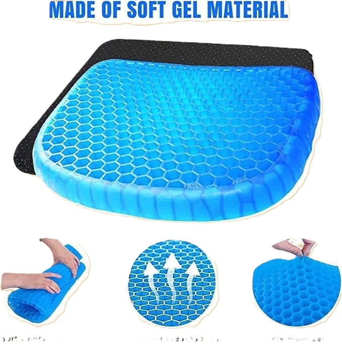 Egg Gels Seat Cushion for Office & Car, Home –Cooling Gel