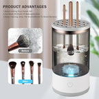Electric Makeup Brush Cleaner Machine USB Rechargeable