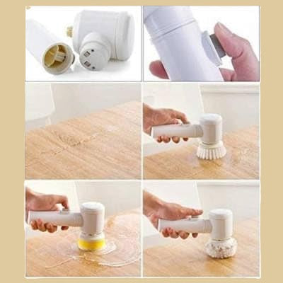 5 in 1 Magic Electric Spin Scrubber Electric Cleaning Brush