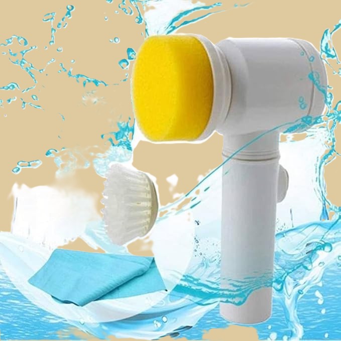 5 in 1 Magic Electric Spin Scrubber Electric Cleaning Brush