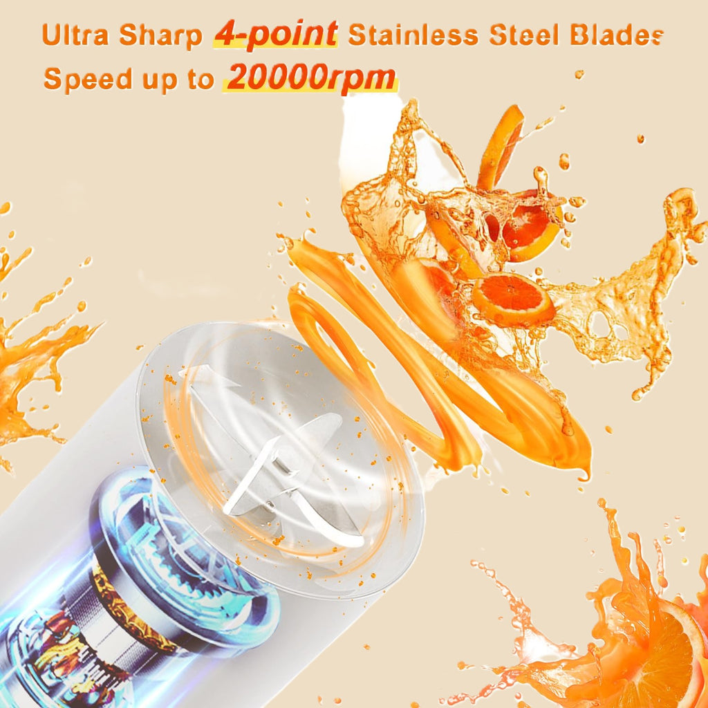 Portable Bottle Juicer Blender  USB Rechargeable